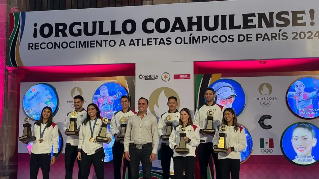 ¡Orgullo coahuilense! Reconocen a atletas que compitieron en París 2024