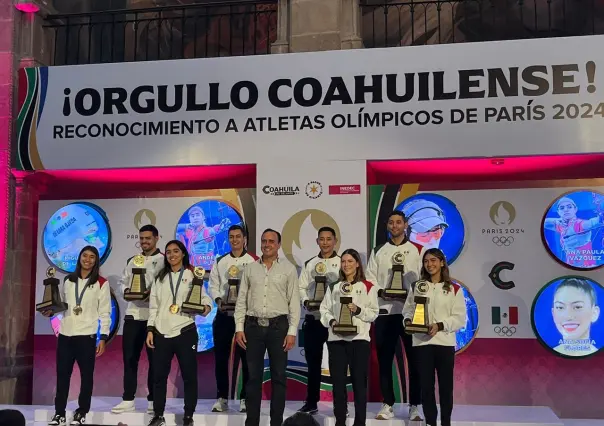 ¡Orgullo coahuilense! Reconocen a atletas que compitieron en París 2024