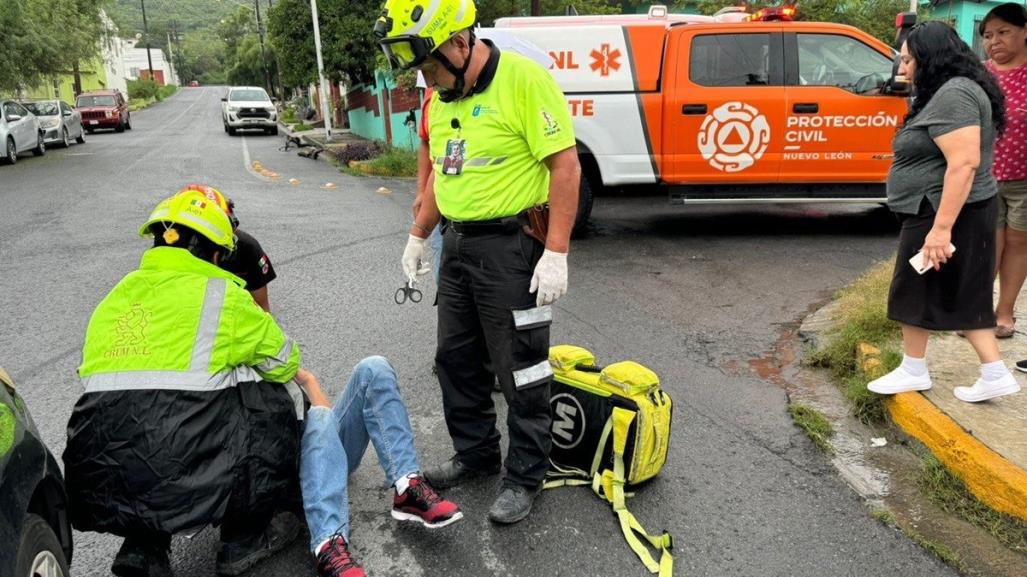 Atropellan a abuelito en la colonia El Maguey en Monterrey