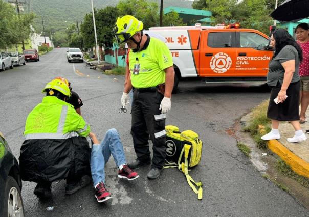 Atropellan a abuelito en la colonia El Maguey en Monterrey