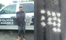 Cae hombre con droga en la colonia Mirador de San Antonio en Juárez