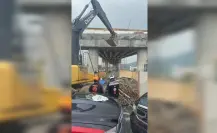 Cae puente en construcción en García; hay un muerto y tres heridos