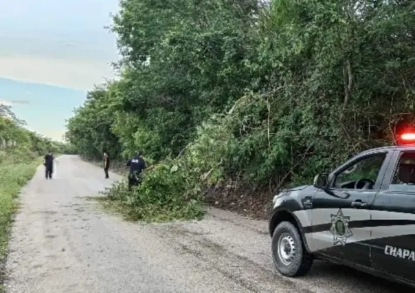 Alertan a conductores de la vía Chapab-Mama