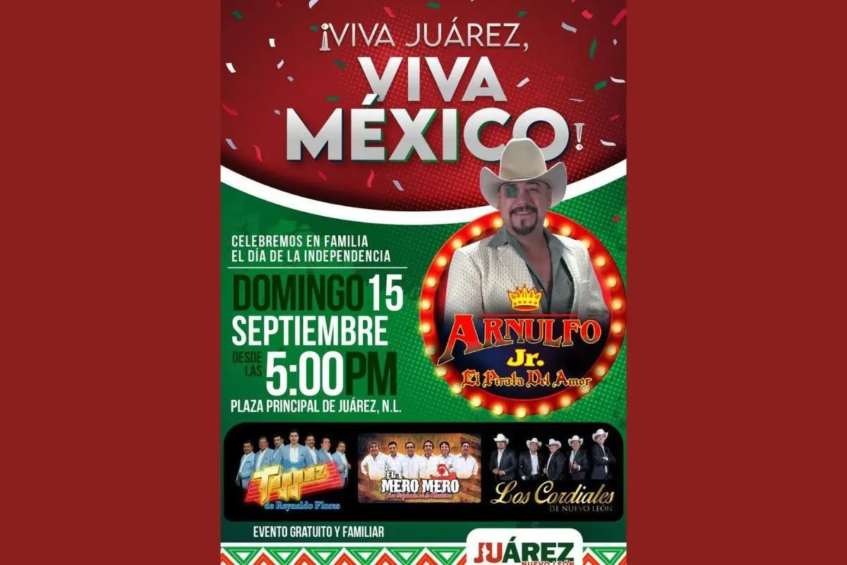 Banner de publicidad de fiesta en JuárezFoto: Facebook Paco Treviño