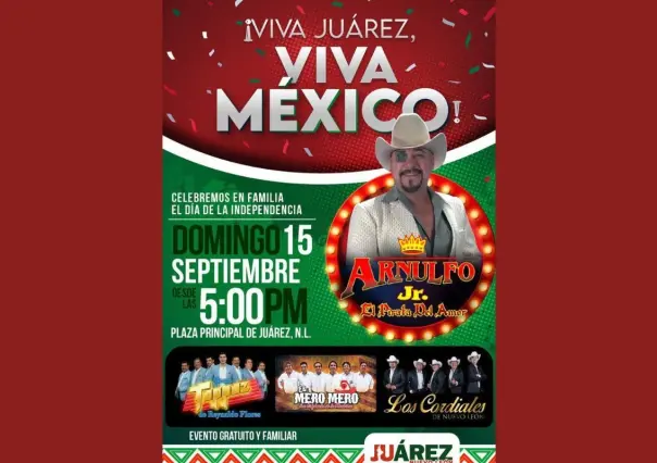 El municipio de Juárez celebrará la Independencia con una gran fiesta