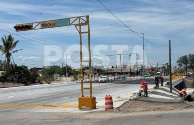 Inauguran puente Colosio pese a estar incompleto