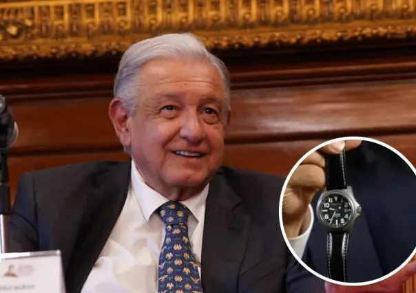 AMLO asegura que rifará su reloj personal entre los periodistas de la mañanera