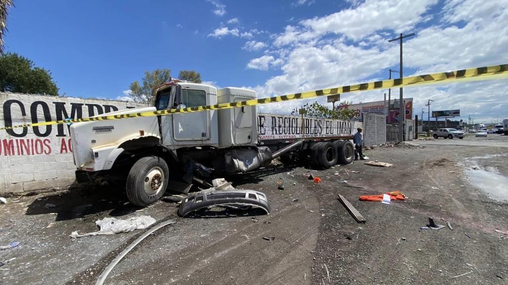 Fallece trabajador en accidente en el Bulevar Vito Alessio Robles