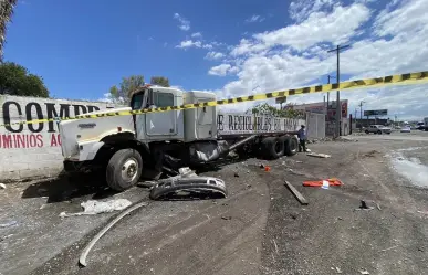 Fallece trabajador en accidente en el Bulevar Vito Alessio Robles