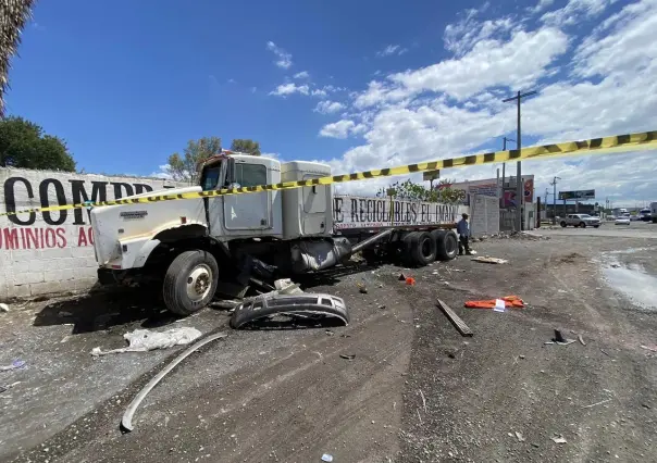 Fallece trabajador en accidente en el Bulevar Vito Alessio Robles