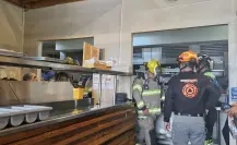 Fuga de gas causa flamazo en negocio de comidas en Monterrey; tres lesionados