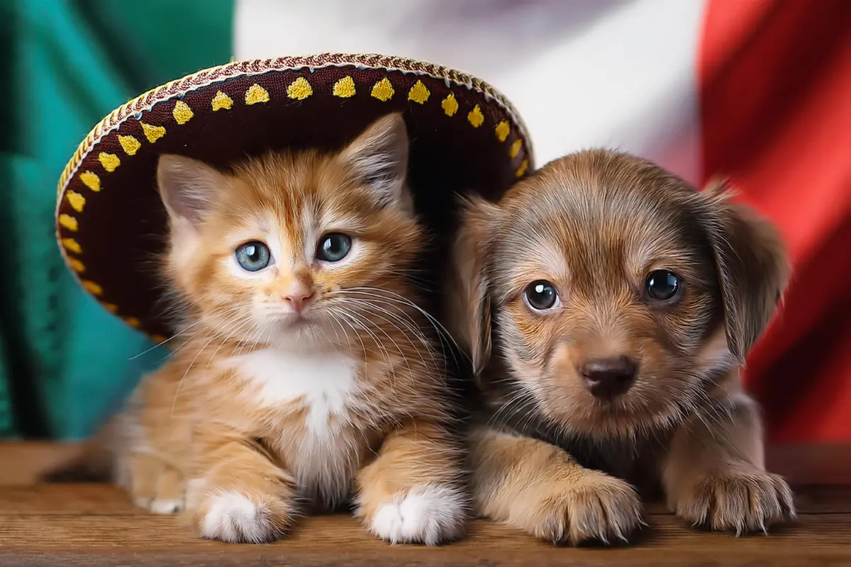 Kermes organizada por el Hotel para Perros y Gatos Abandonados. Foto: Creada con Adobe Firefly