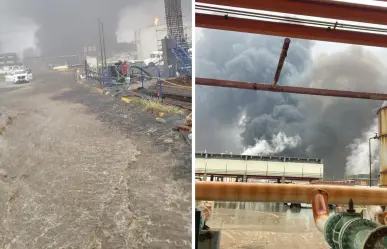 Incendio en refinería de Pemex en Salina Cruz, Oaxaca, esto pasó | VIDEO