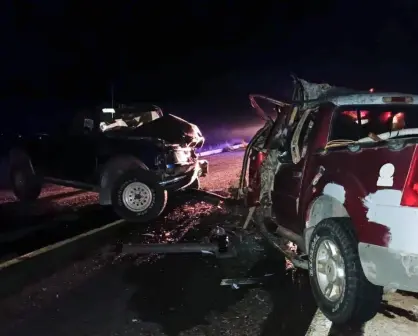 Choque frontal deja dos muertos en la carretera La Paz-Ciudad Constitución