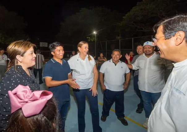 Inauguran nueva iluminación LED en Xmatkuil para mejorar seguridad en Mérida