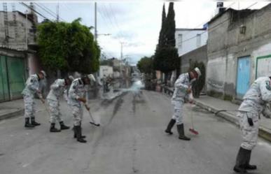 Chalco: Refuerzan limpieza y desinfección en calles y casas inundadas