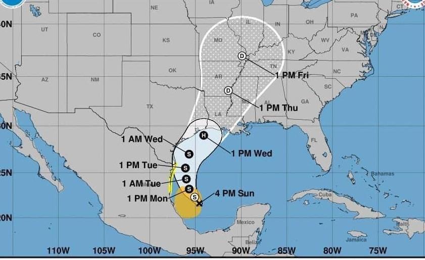 Potencial ciclón tropical Seis se acerca a la costa de Tamaulipas: Conagua