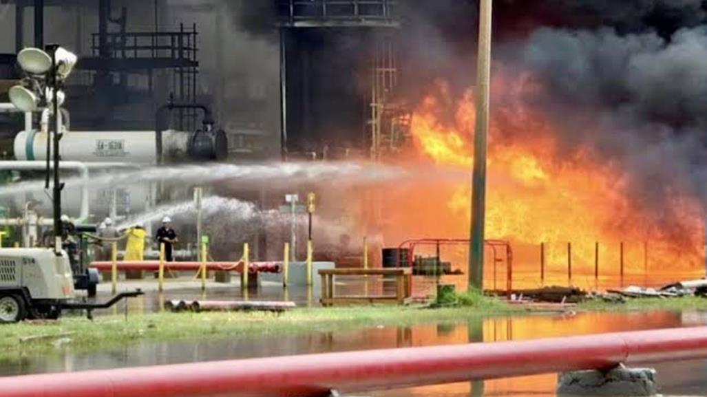 Incendio en la refinería de Salina Cruz, en Oaxaca fue controlado