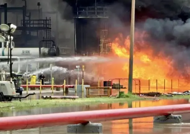 Incendio en la refinería de Salina Cruz, en Oaxaca fue controlado