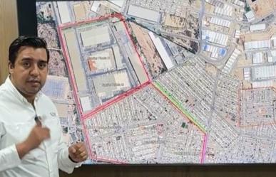 Jesús Nava anuncia ampliación de la red de drenaje pluvial en Santa Catarina