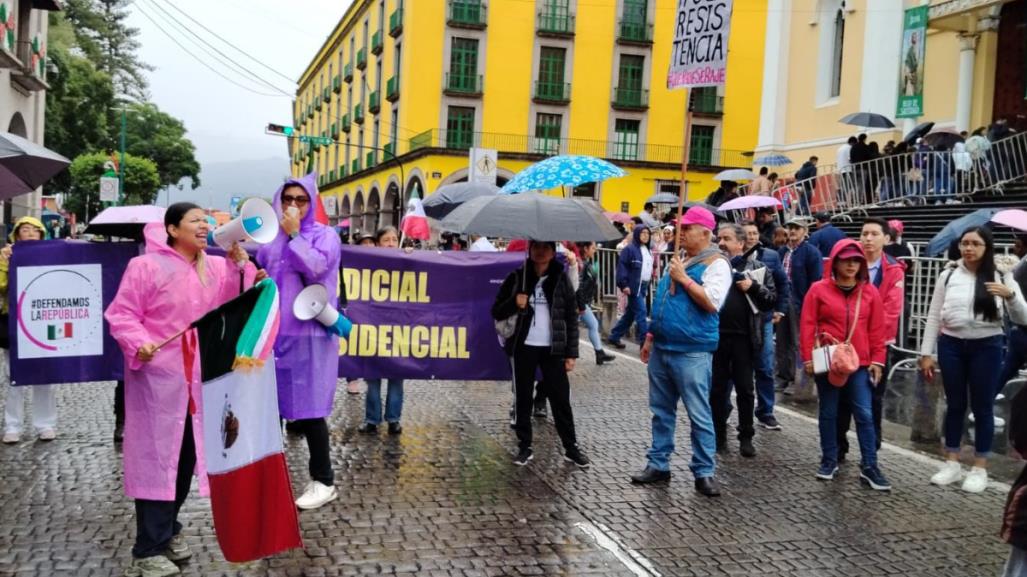 Reforma Judicial: Marchan para exigir la postura de Miguel Ángel Yunes