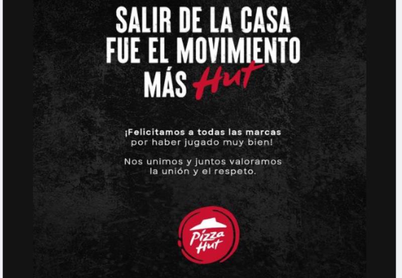 Pizza Hut felicita a las marcas que salieron de La Casa de los Famosos