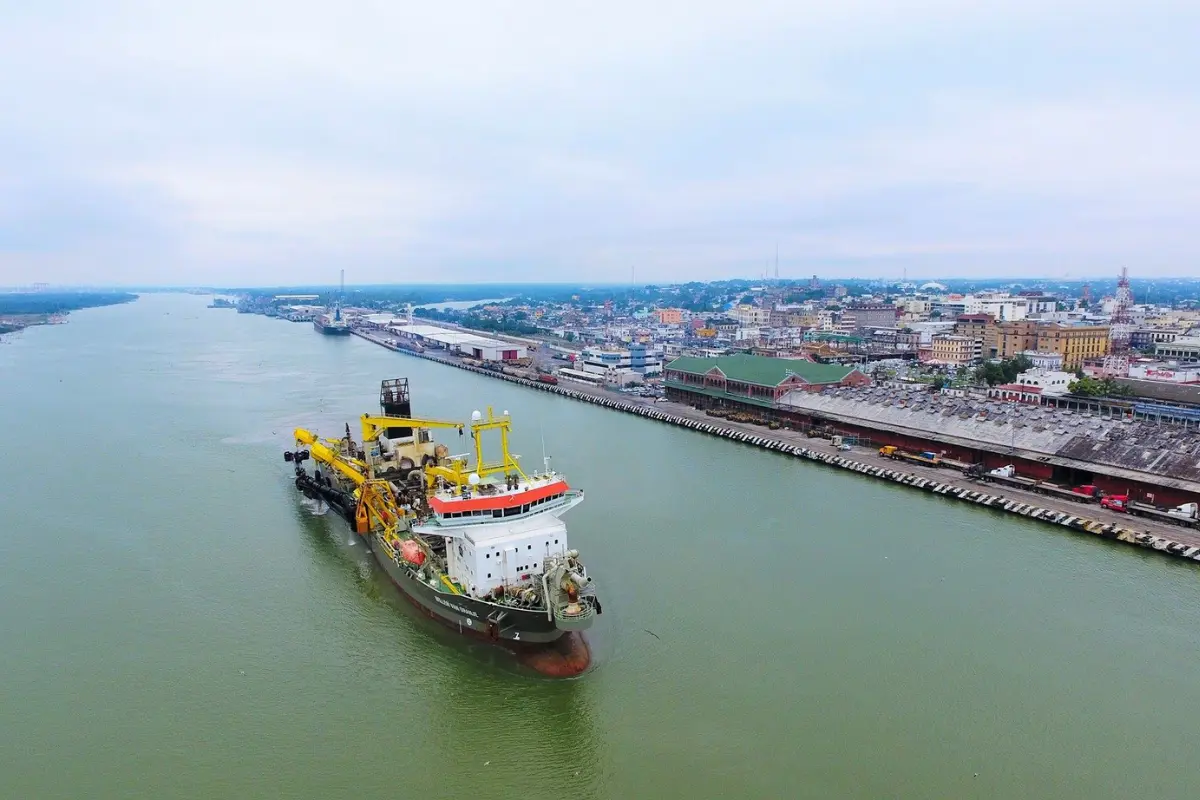 Puerto de Tampico cerrado a embarcaciones mayores. Foto: ASIPONA Tampico