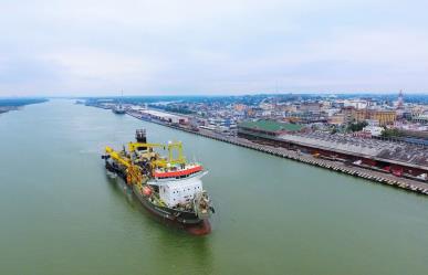 Puerto de Tampico cierra sus puertas a la navegación debido a fuertes vientos