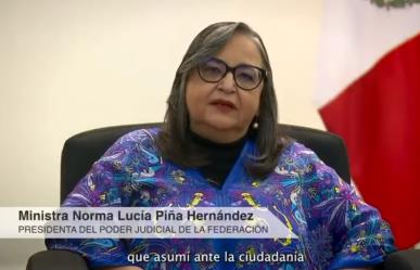 Norma Piña presenta propuestas para un sistema integral de justicia