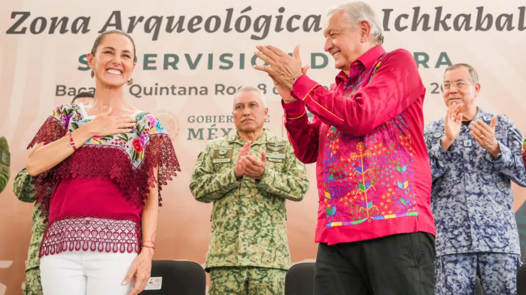 Claudia Sheinbaum  anuncia programas sociales en supervisión de Ichkabal