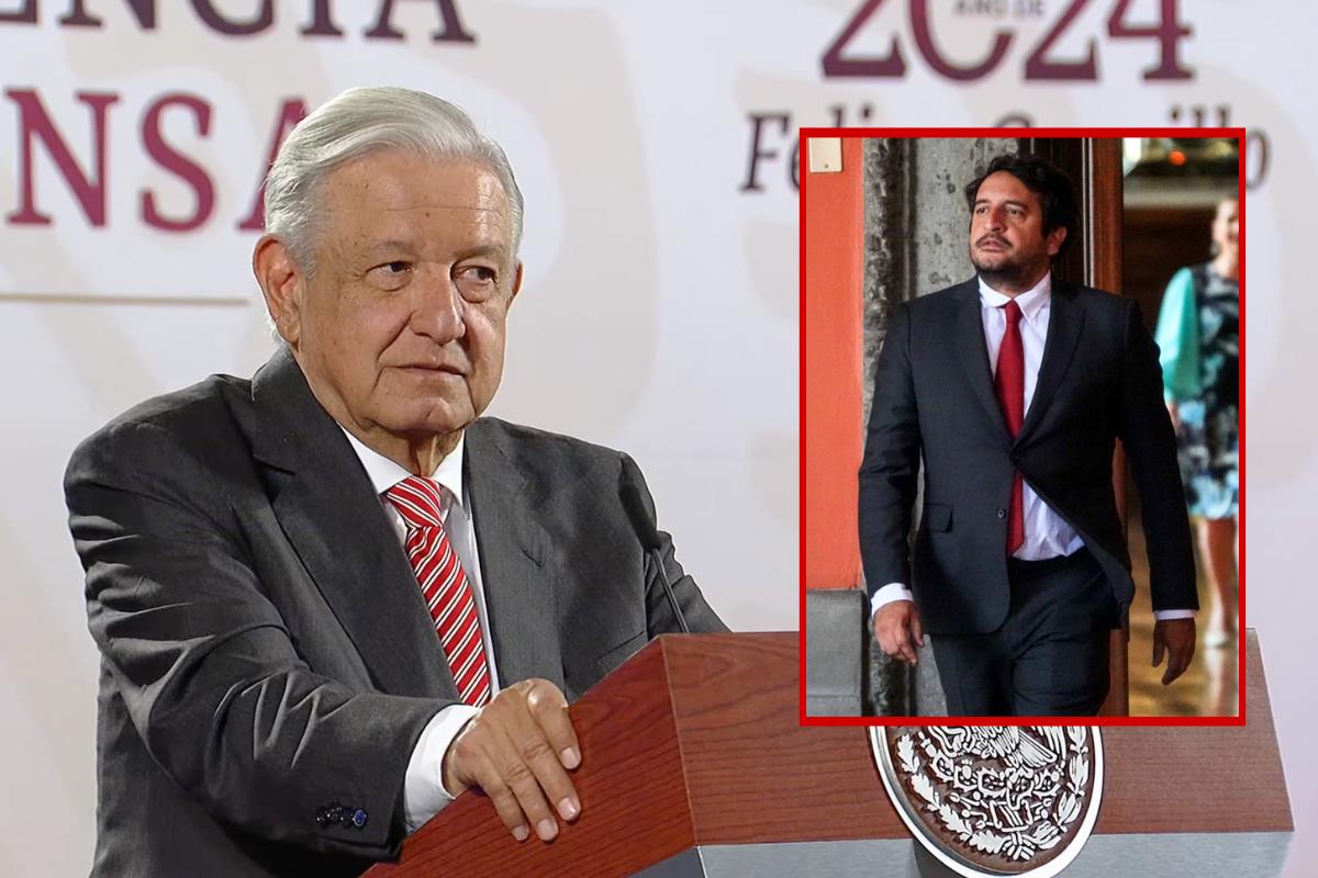 AMLO habla de las aspiraciones políticas de su hijo Andrés Manuel López Beltrán. Foto: SS conferencia/ @Inteligente001