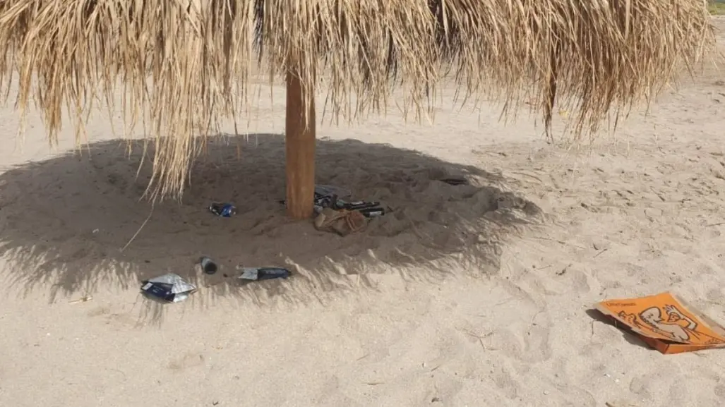 Denuncian acumulación de basura en playa El Comitán