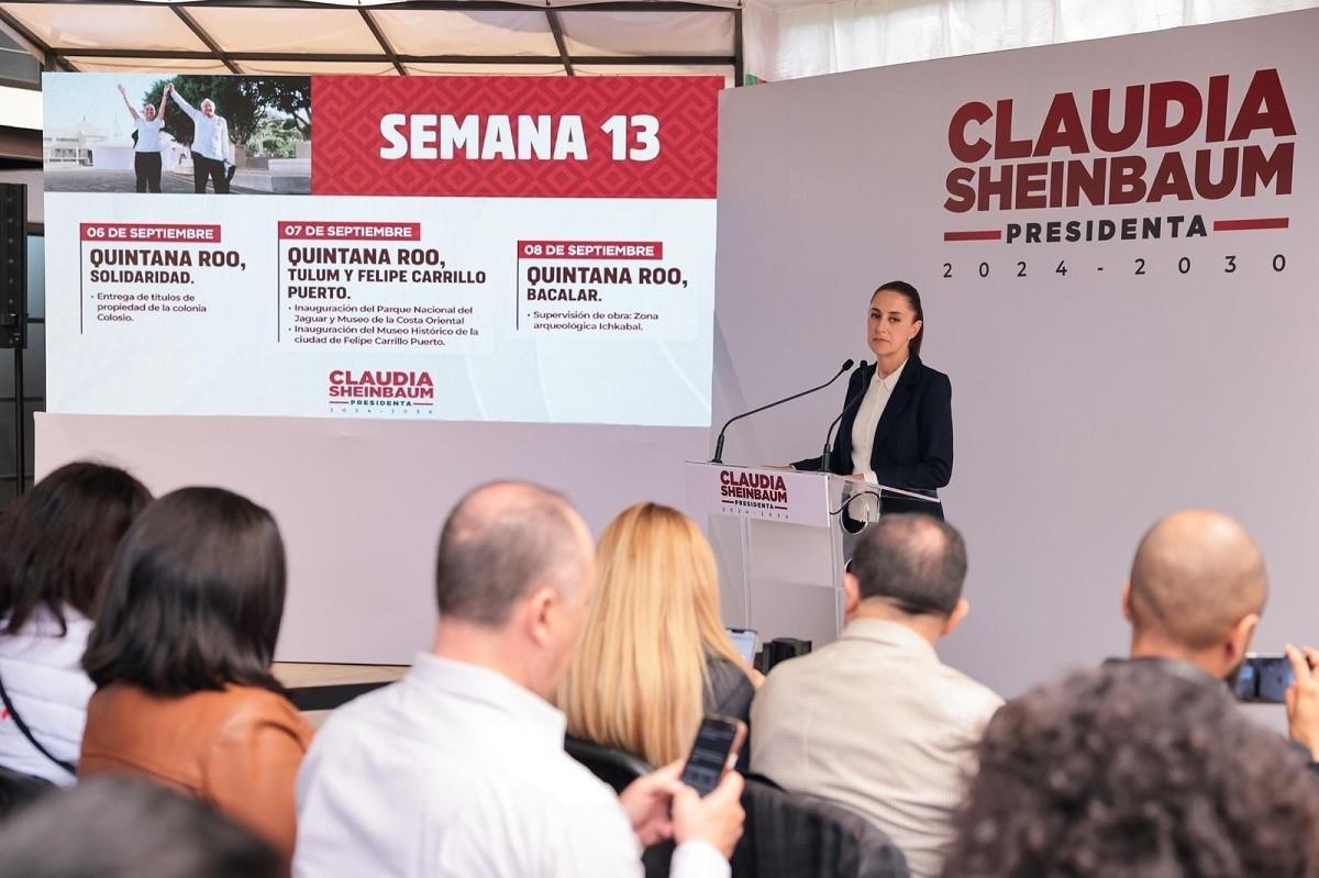 Sheinbaum vivirá en Palacio Nacional durante su mandato