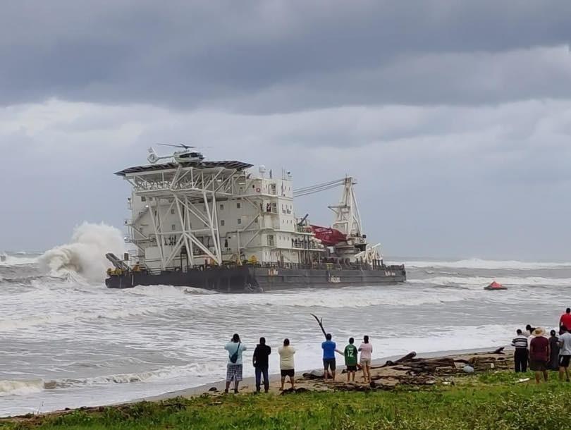 Los daños que dejó el Frente frío número 1 en Veracruz