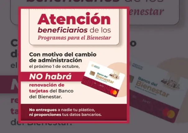 Fraudes a beneficiarios: No habrá cambios en tarjeta del Banco del Bienestar