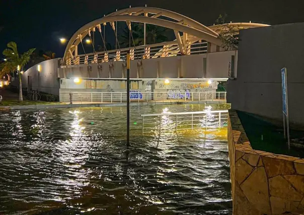 Inundaciones y desbordamientos en el sur a causa de formación de Francine