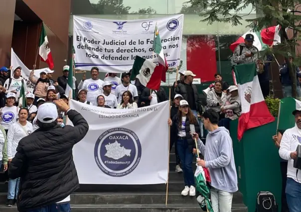 Siguen marchas contra reforma al Poder Judicial, bloquean vialidades en protesta