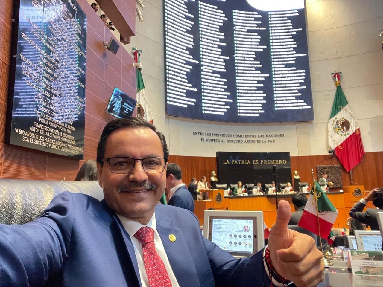 El senador del PRI, Ángel García Yáñez. Foto: Especial