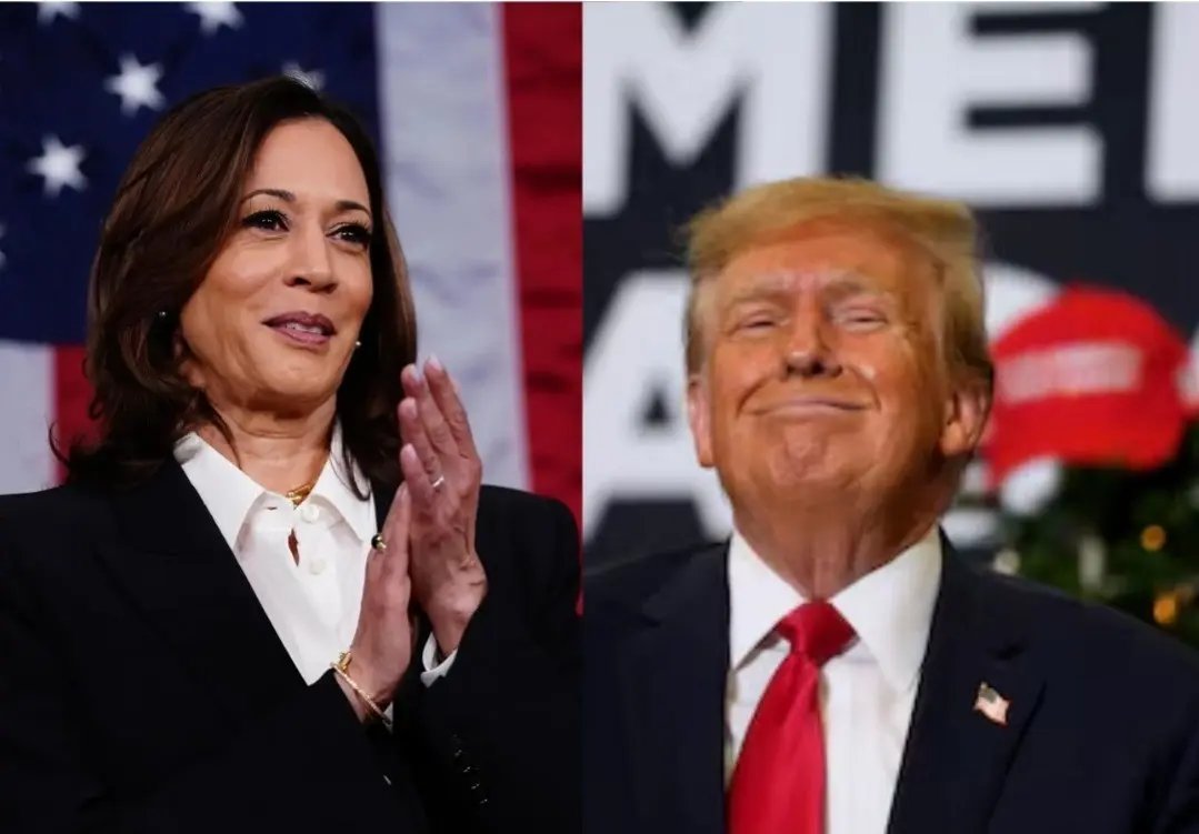 Kamala Harris y Donald Trump tendrán su primer encuentro este 10 de septiembre. Foto: Canva.
