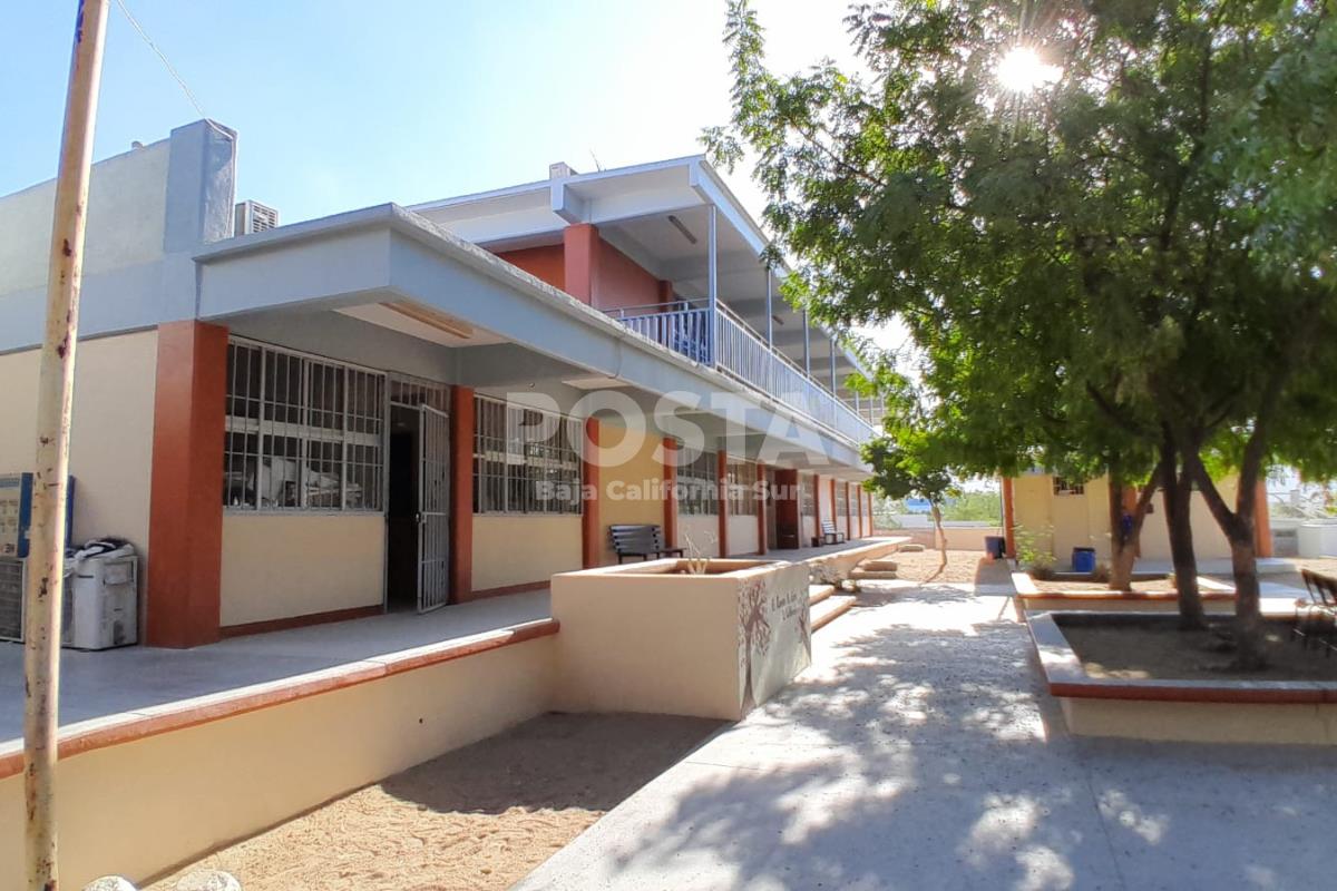 Escuela secundaria Raúl Enrique Romero Montaño. Foto: Irving Thomas / POSTA BCS