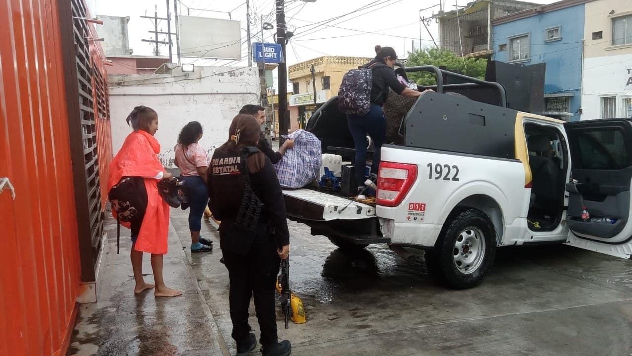 La Secretaría de Seguridad Pública de Tamaulipas (SSPT) ha activado el Plan Tamaulipas en el municipio de Matamoros como parte de las acciones preventivas ante el impacto del huracán Francine. Foto: SSPT