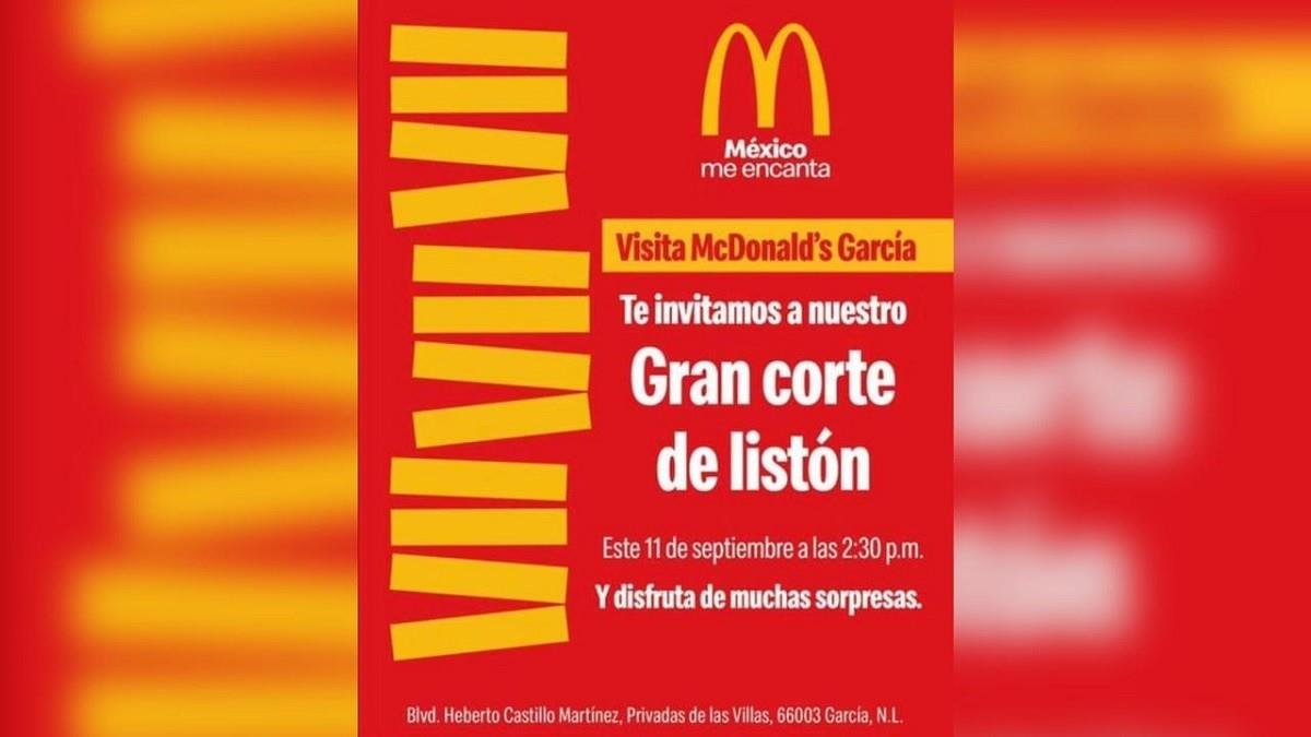 McDonalds llega a García con la inauguración de su primera sucursal