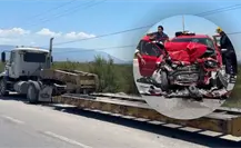Mujer termina prensada en accidente vehicular en Monclova Mujer termina prensada en accidente vehicular en Monclova