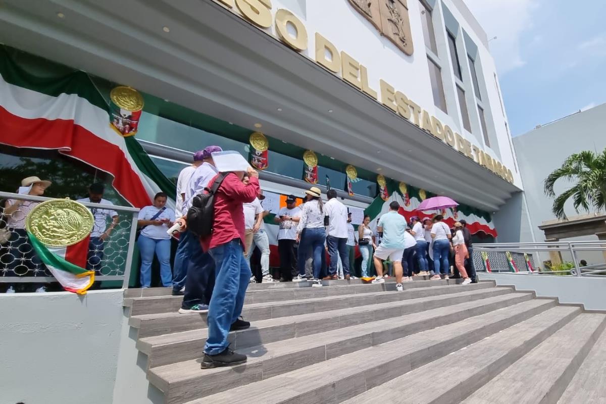 En medio de protestas aprueban la Reforma Judicial en Tabasco
