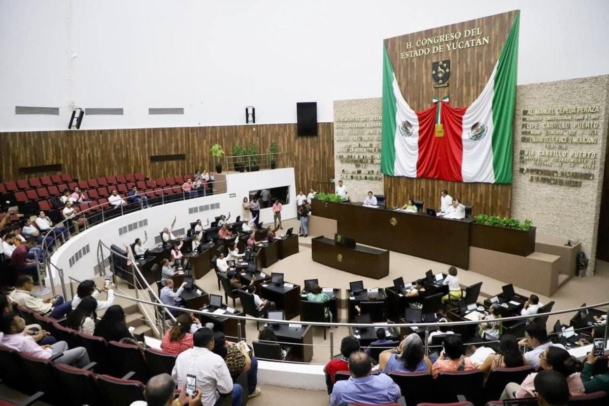 Congreso de Yucatán en sesión Foto: X(Twitter) @CongresoYucatan