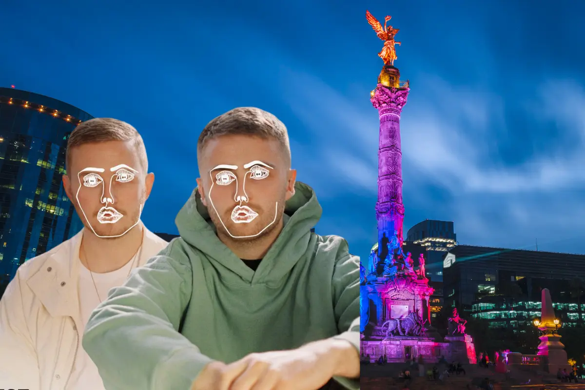 De fondo el Ángel de la Independencia, Disclosure. Foto: @disclosure