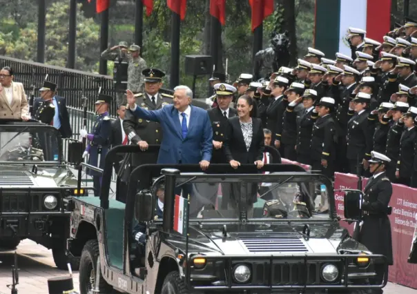 AMLO y Sheinbaum conmemoran Gesta Heroica de los Niños Héroes de Chapultepec