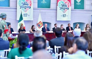 Celebra Torreón 117 aniversario con entrega de preseas a Ciudadanía Distinguida