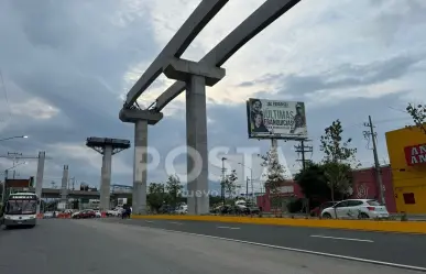 Habilitan carriles de Prolongación Madero, en Monterrey