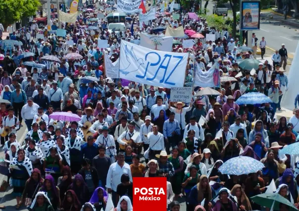 Miles de católicos y cristianos marchan en Chiapas para exigir paz y justicia